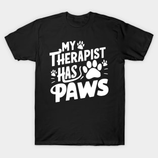 My Therapist Has Paws T-Shirt